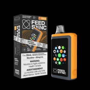 Feed Sync device with Mango Twinning flavour and bright screen