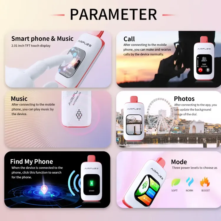 AirFuze Smart 30K Touchscreen Features