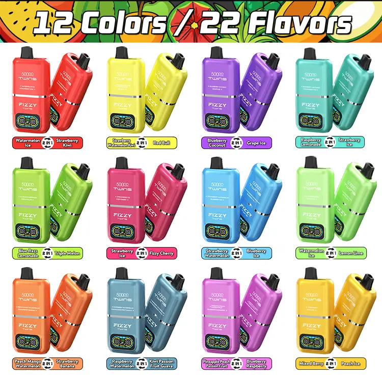 Fizzy Twins Vape Flavor Chart