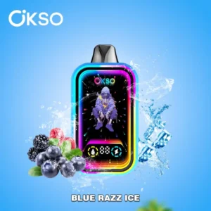 OKSO Magic Mirror 50K Disposable Vape Mixed Berries flavor with 50,000 puffs, assorted berry blend and a smooth cool exhale.